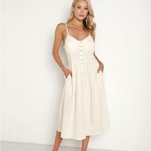 ROLLAS Eve linen dress SIZE S